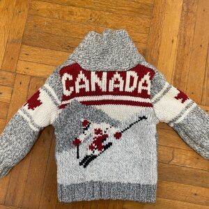 Canadian Toddler Ski Sweater